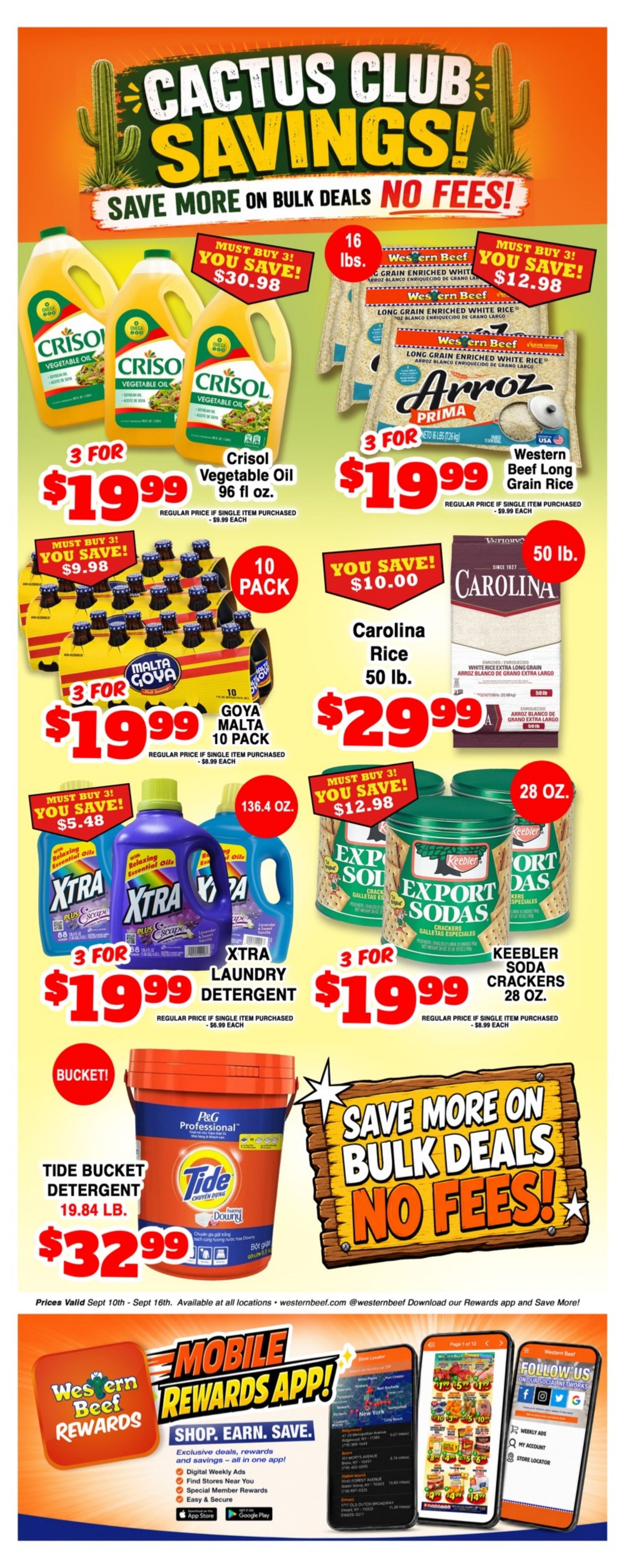 Western Beef (New York) Weekly Ad September 10 - 16, 2026