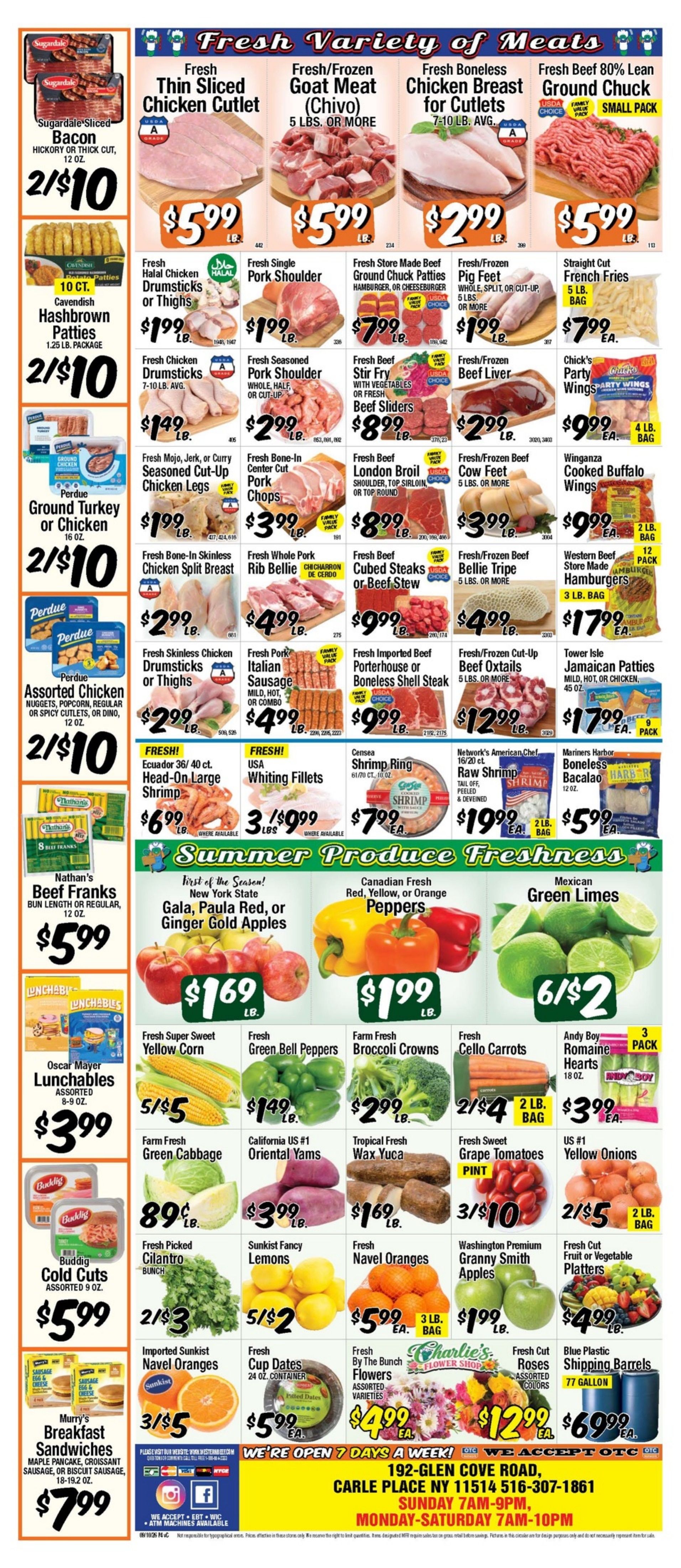 Western Beef (Road Carle Place, NY) Weekly Ad September 10 - 16, 2026