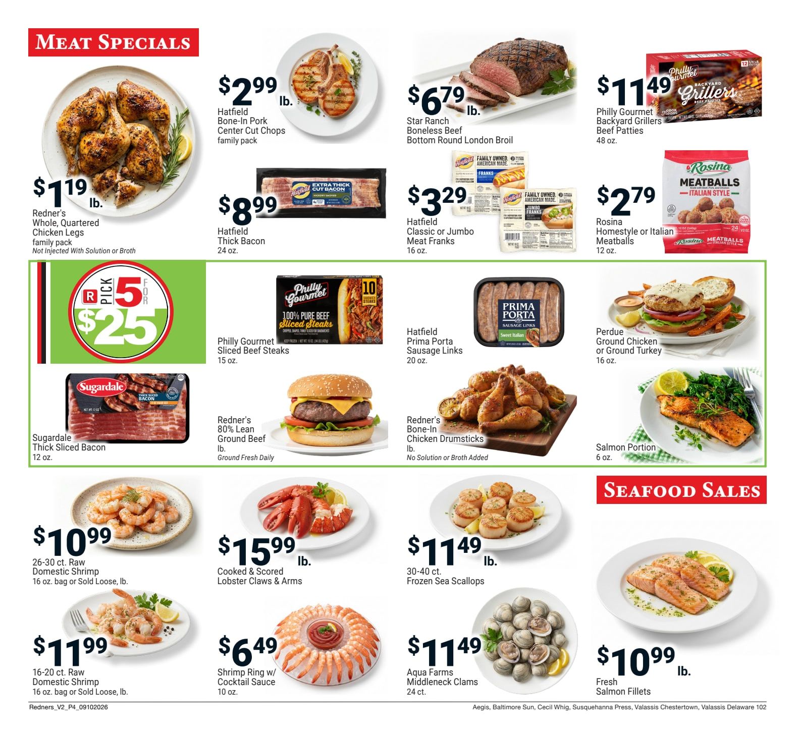 Redner's Markets (Camden and other locations, DE) Weekly Ad September 10 - 16, 2026