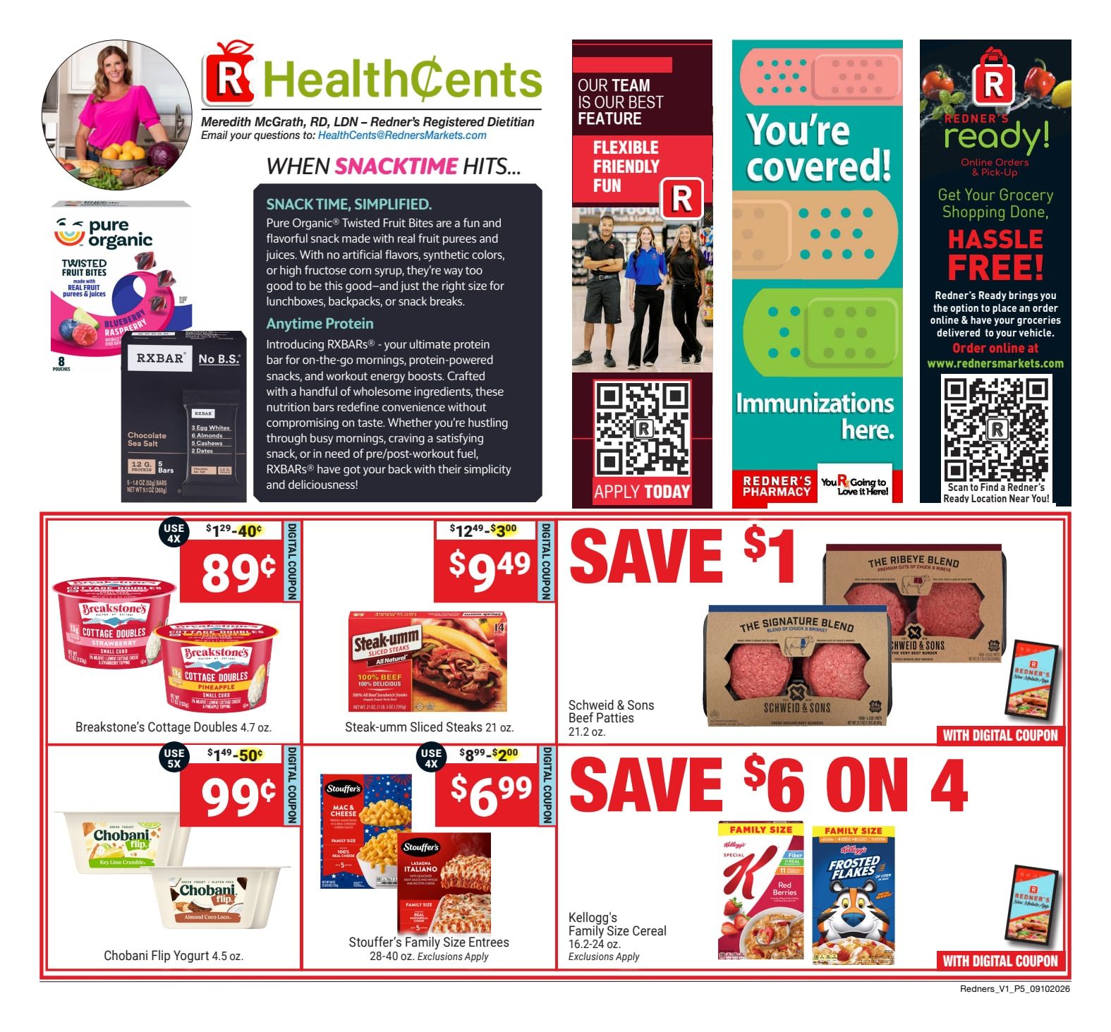 Redner's Markets (Ephrata and other locations, PA) Weekly Ad September 10 - 16, 2026