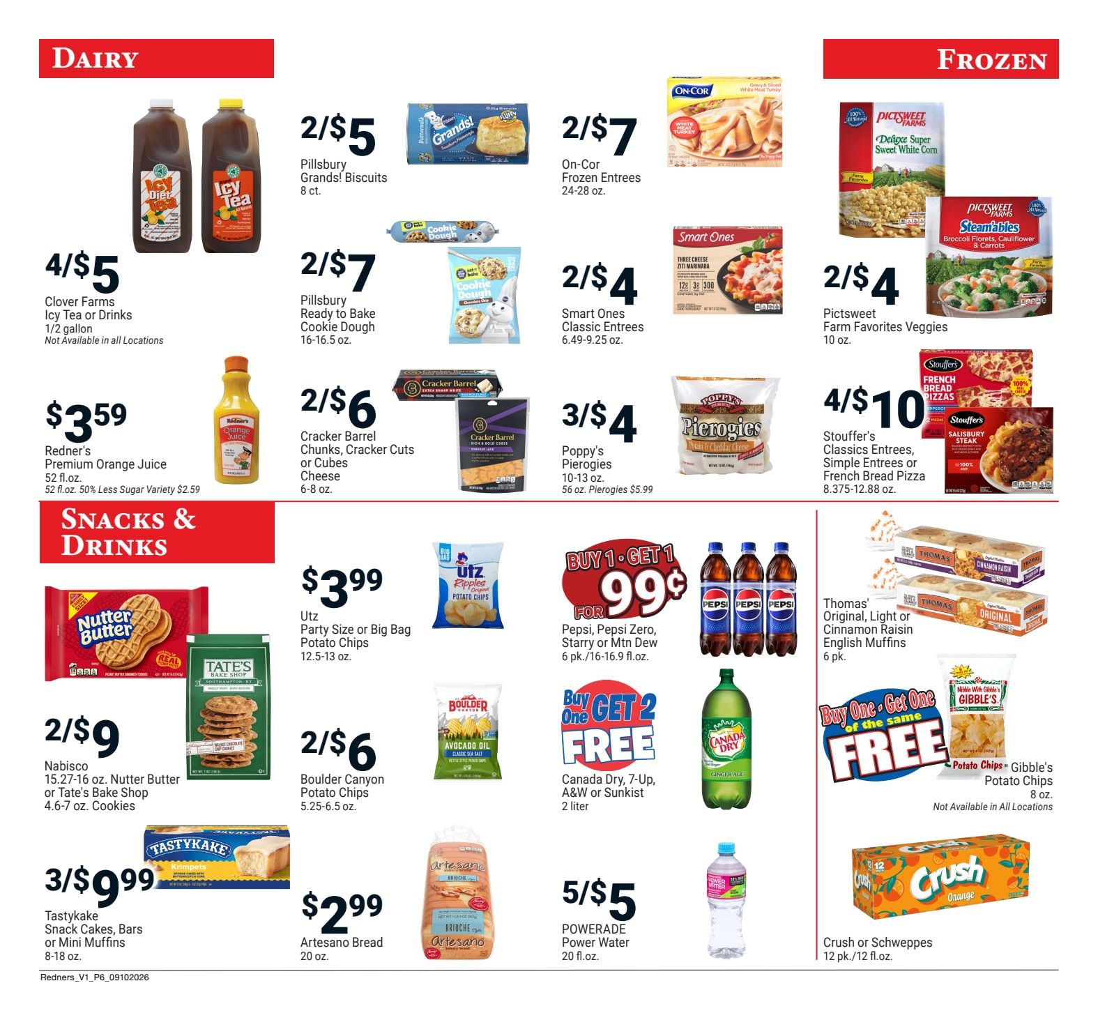 Redner's Markets (Pittston and Scranton, PA) Weekly Ad September 10 - 16, 2026