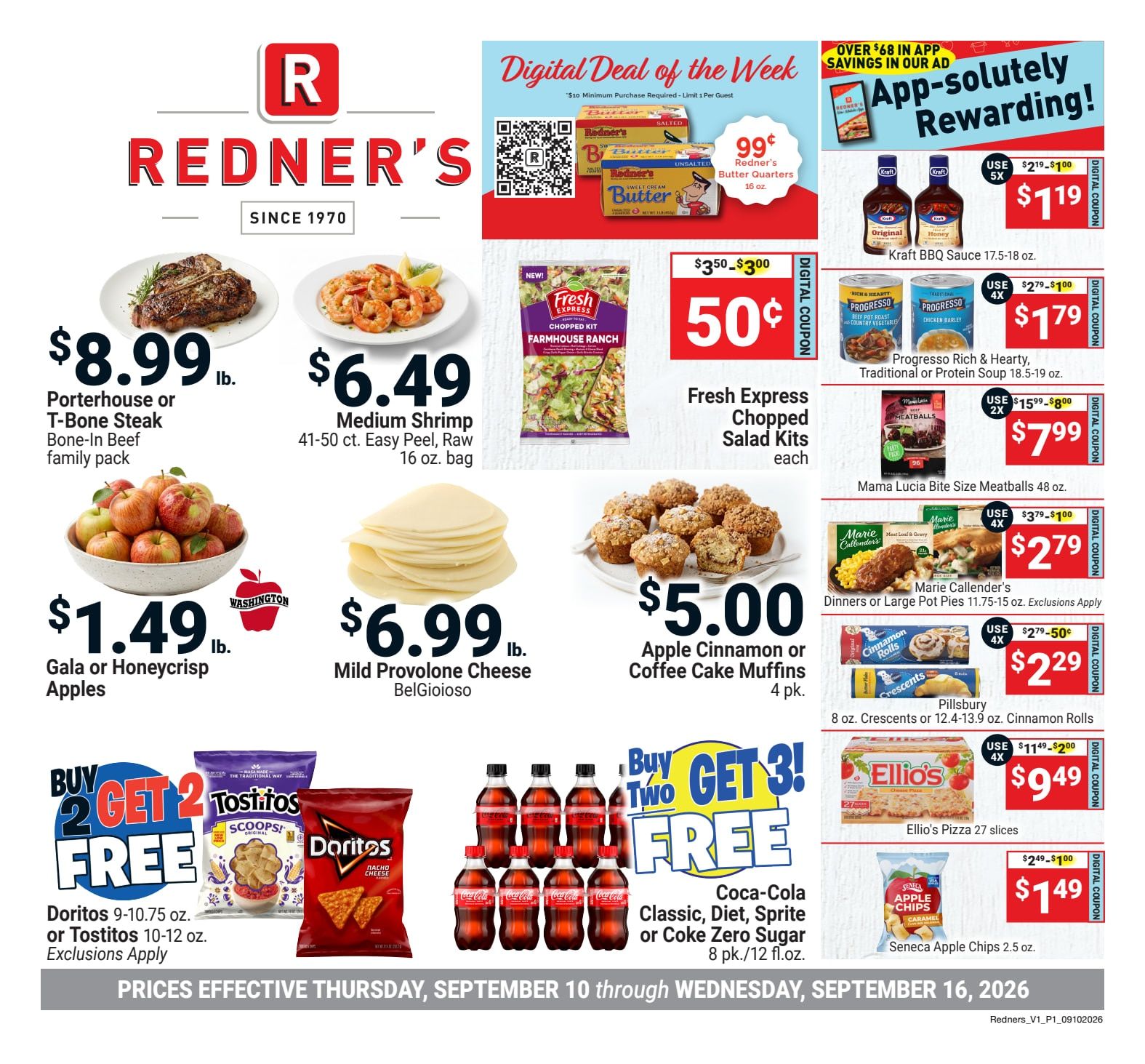 Redner's Markets (Audubon and other locations, PA) Weekly Ad September 10 - 16, 2026