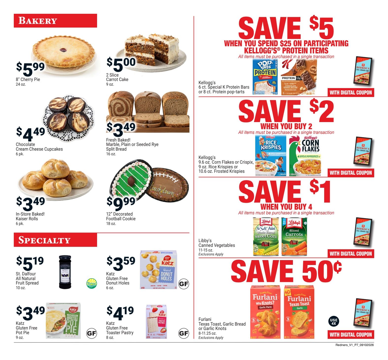 Redner's Markets (Douglassville and other locations, PA) Weekly Ad September 10 - 16, 2026
