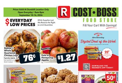 Redner's Markets (Dundalk, MD) Weekly Ad September 10 - 16, 2026