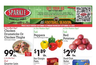Sparkle Markets (Brookfield, OH) Weekly Ad September 10 - 16, 2026