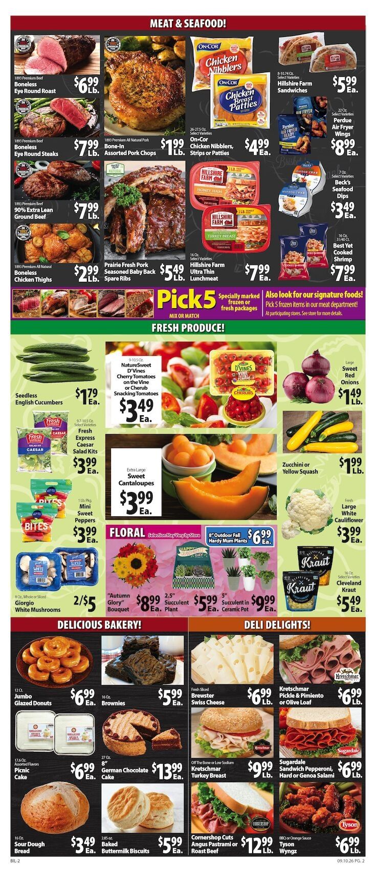 Mike's BI-LO Weekly Ad September 10 - 16, 2026