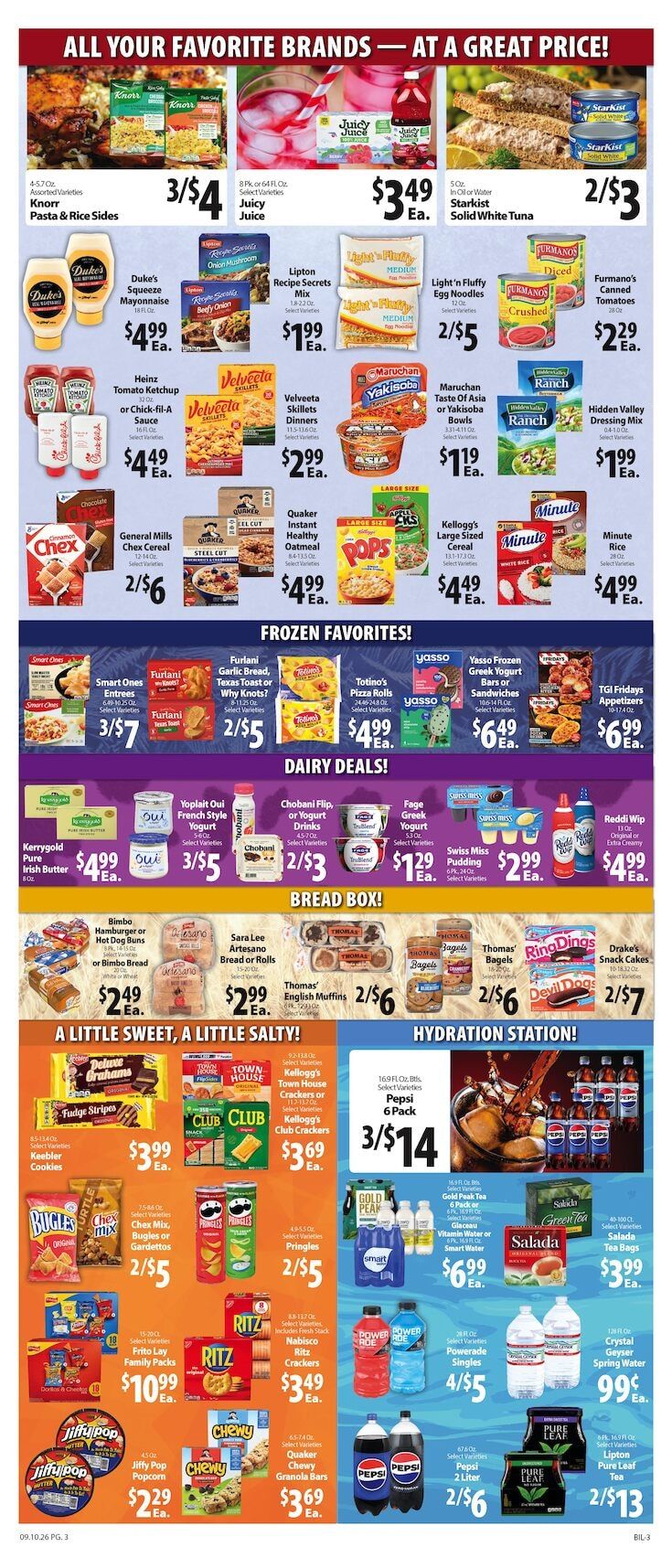 Mike's BI-LO Weekly Ad September 10 - 16, 2026
