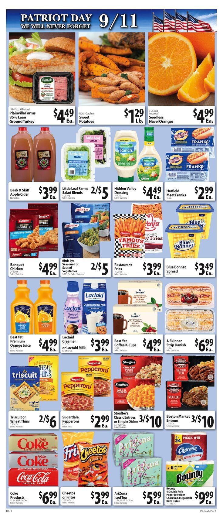 Mike's BI-LO Weekly Ad September 10 - 16, 2026