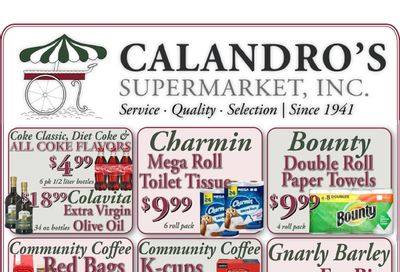 Calandro's Supermarket Weekly Ad September 10 - 15, 2026