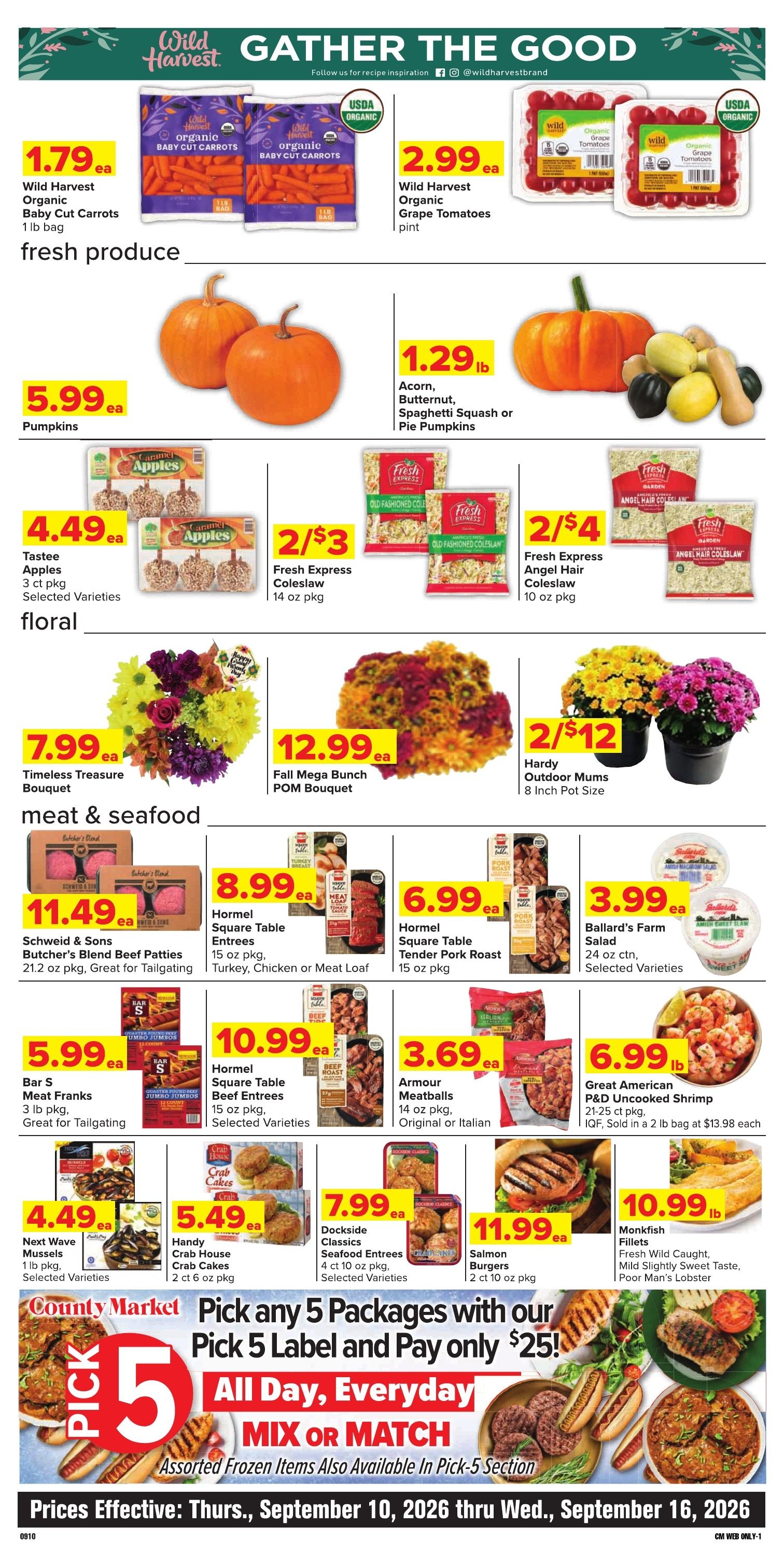 Grove City County Market Weekly Ad September 10 - 16, 2026