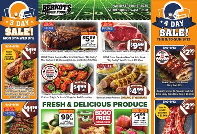 Berkot's Super Foods (Illinois) Weekly Ad September 10 - 16, 2026