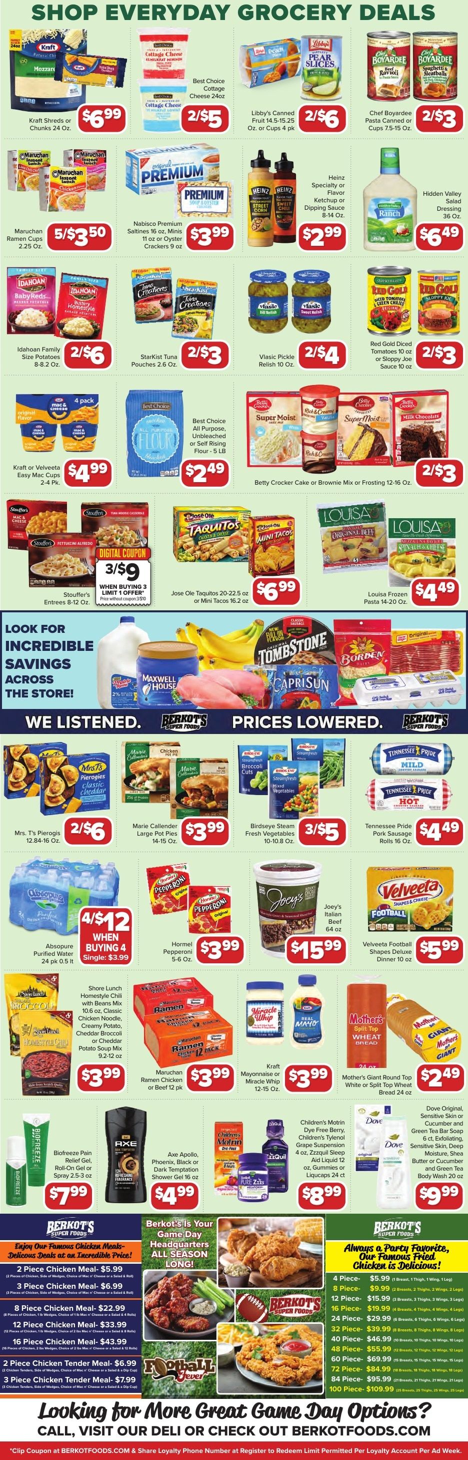 Berkot's Super Foods (Illinois) Weekly Ad September 10 - 16, 2026