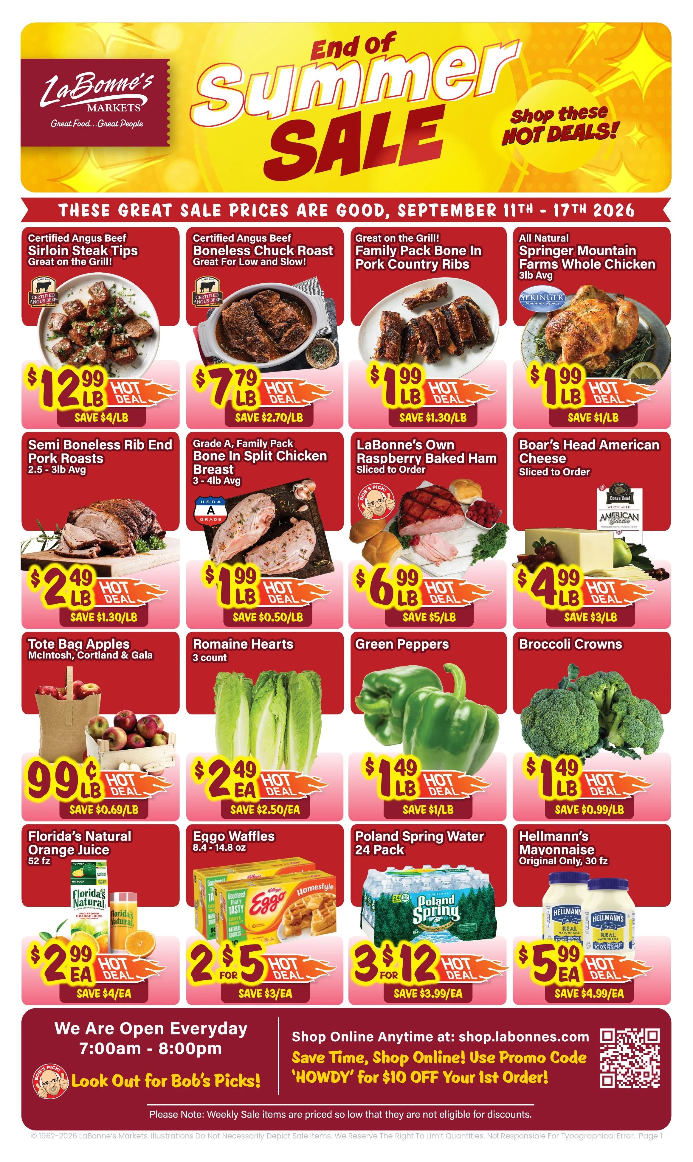 LaBonne's Markets Weekly Ad September 11 - 17, 2026