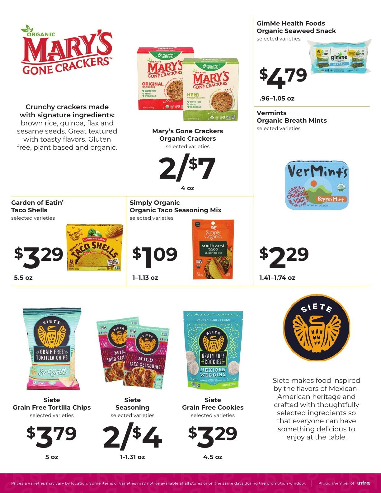 Natural Health Organic Foods Weekly Ad September 9 - 22, 2026