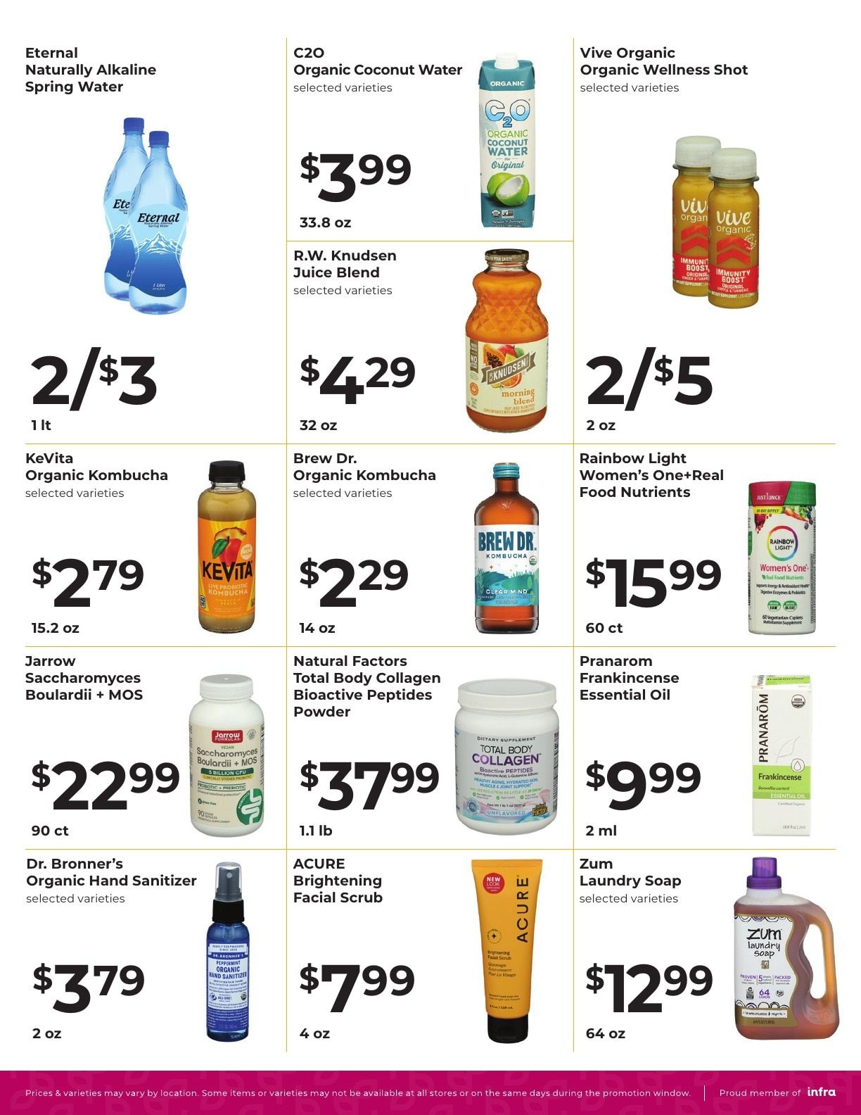 Natural Health Organic Foods Weekly Ad September 9 - 22, 2026