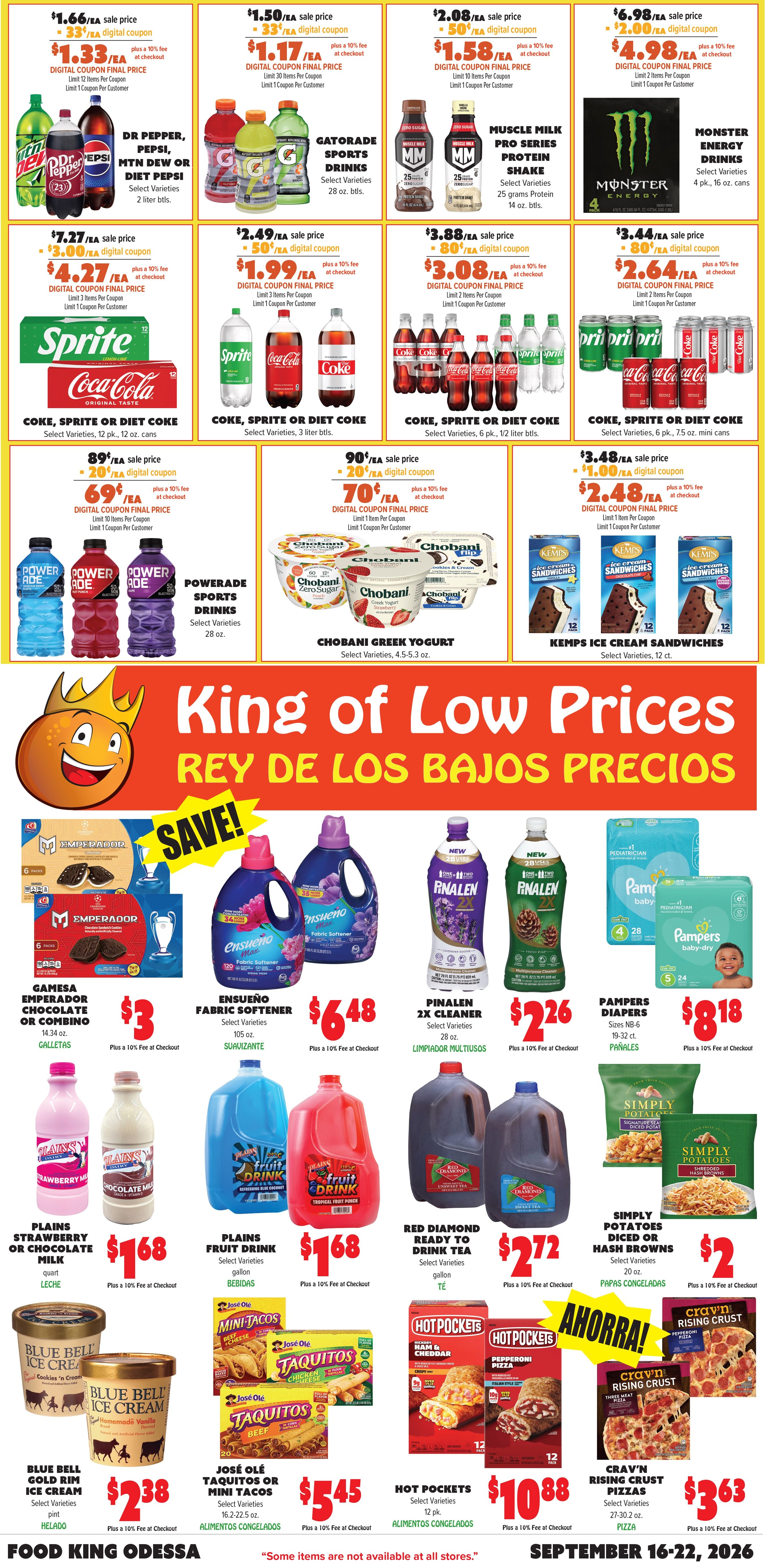 Food King Weekly Ad September 16 - 22, 2026
