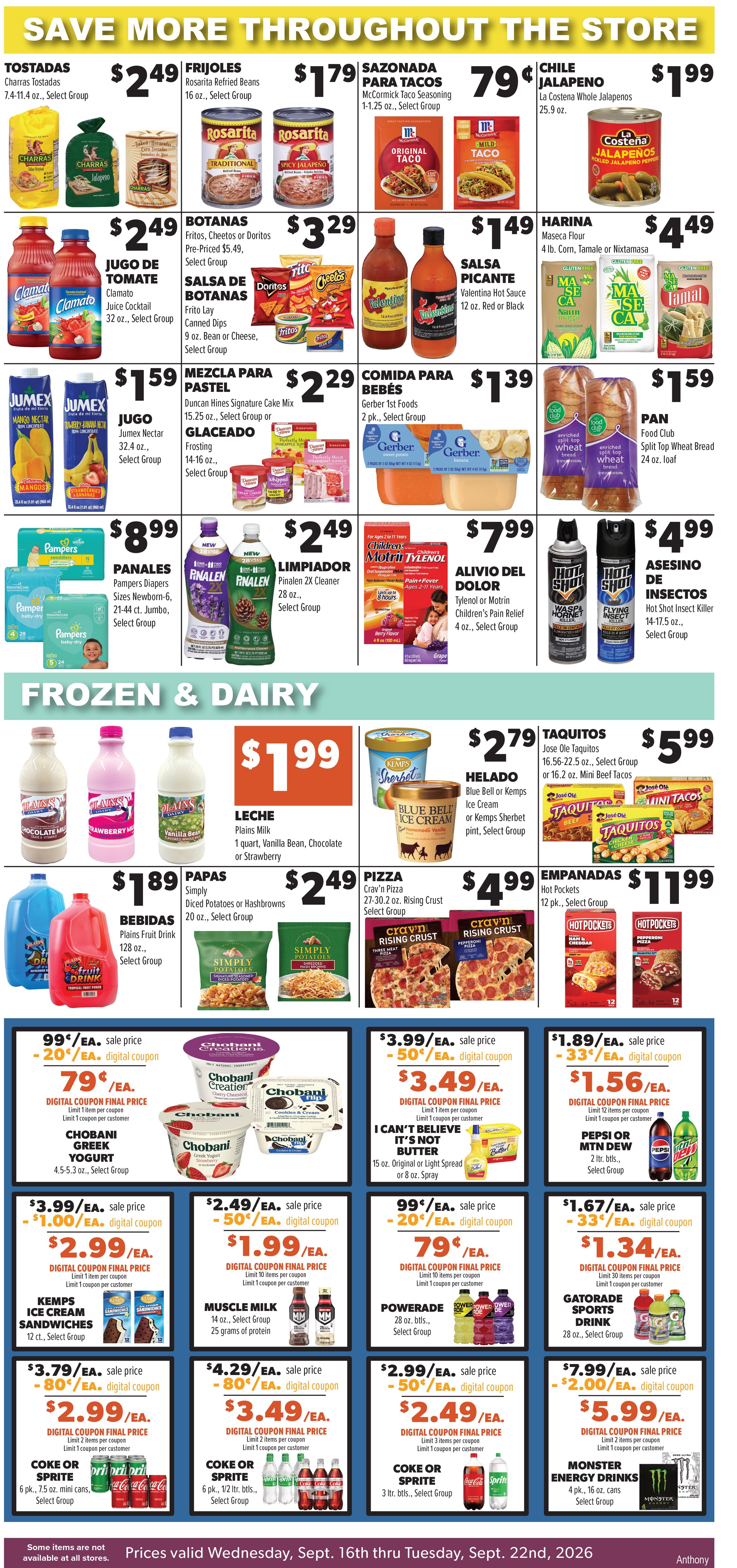 Lowe's Mercado (Anthony, TX) Weekly Ad September 16 - 22, 2026