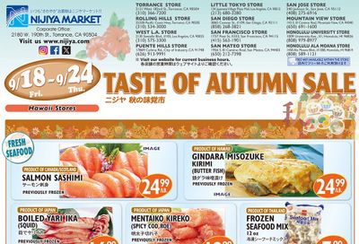 Nijiya Market Weekly Ad September 18 - 24, 2026