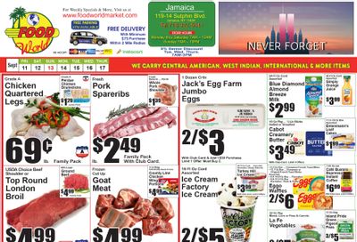 Food World Supermarket Weekly Ad September 11 - 17, 2026