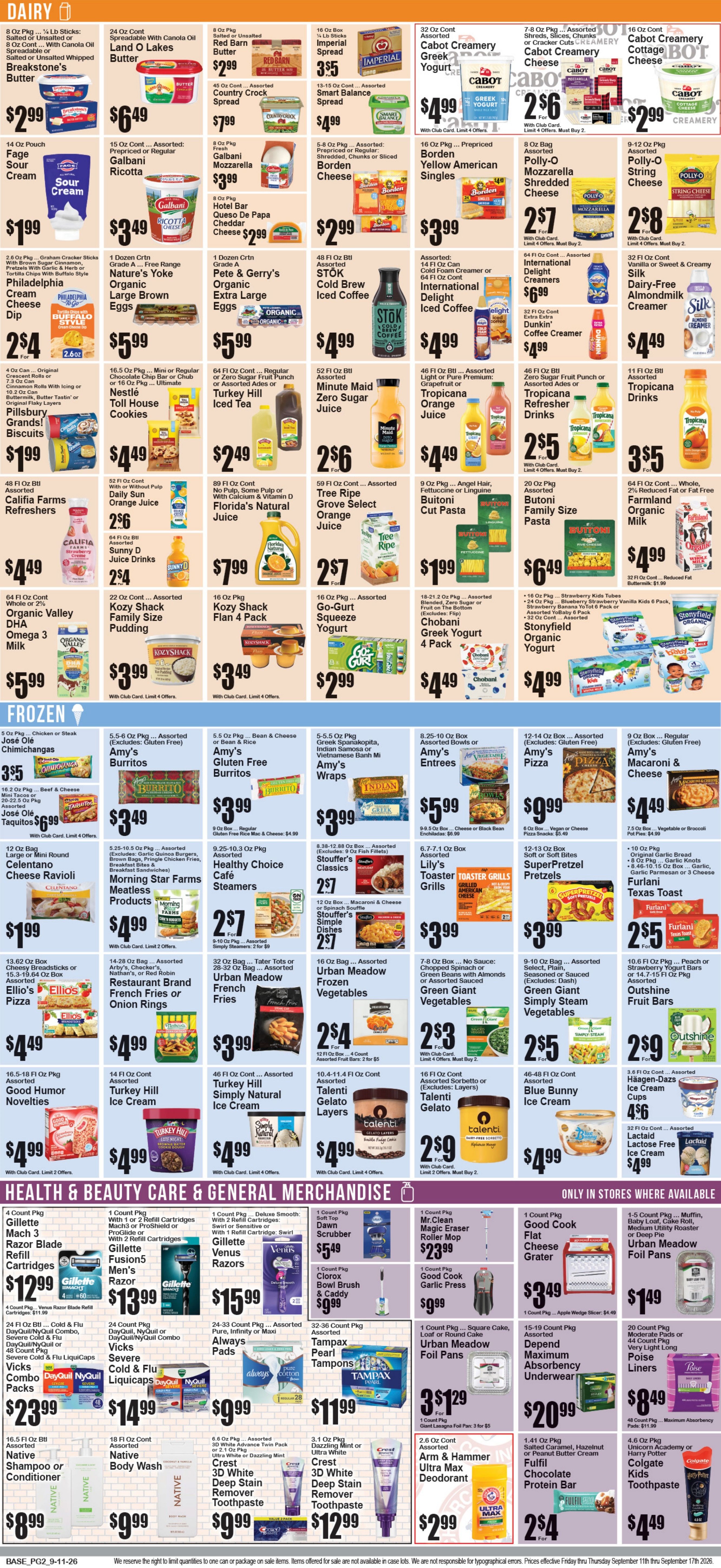 Food World Supermarket Weekly Ad September 11 - 17, 2026