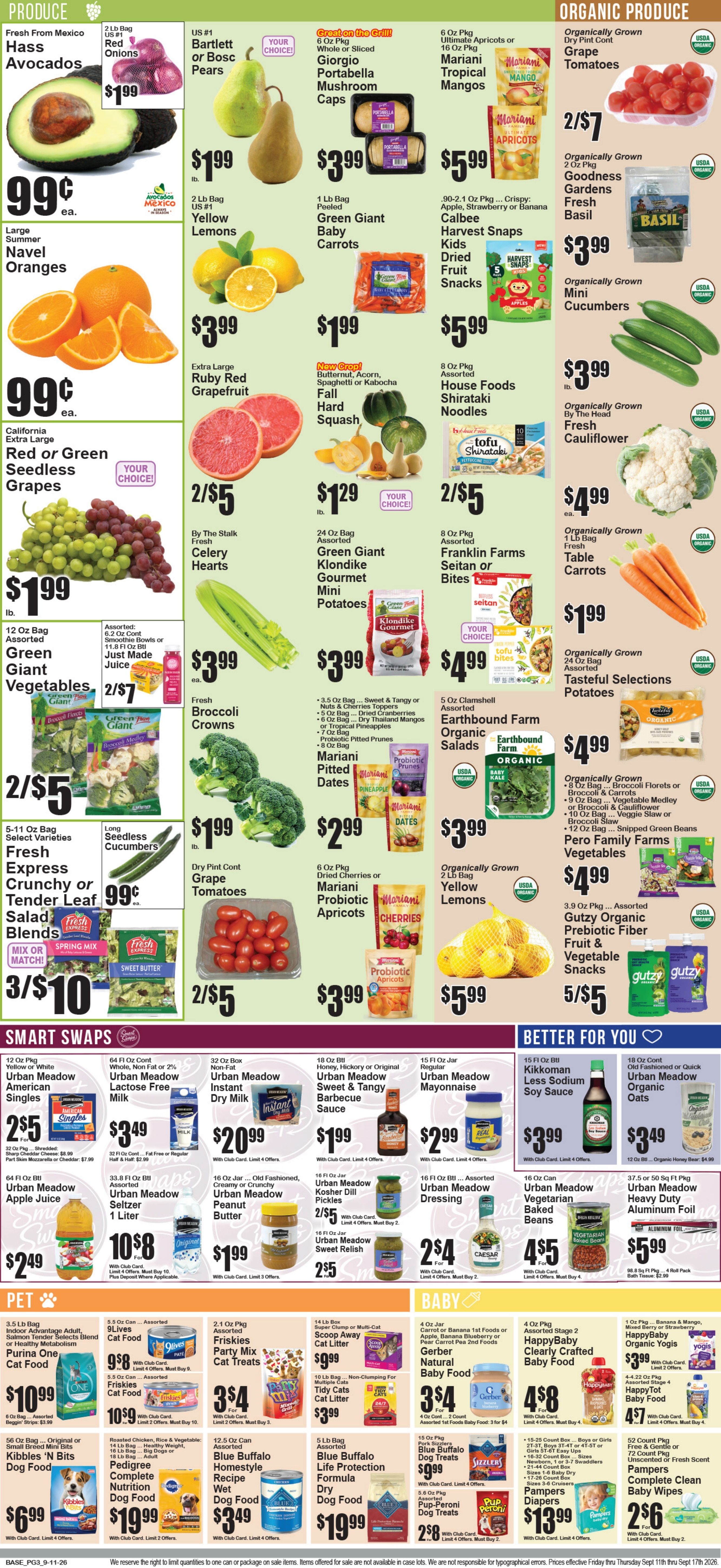 Food World Supermarket Weekly Ad September 11 - 17, 2026