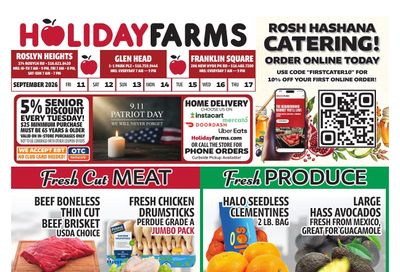 Holiday Farms Weekly Ad September 11 - 17, 2026