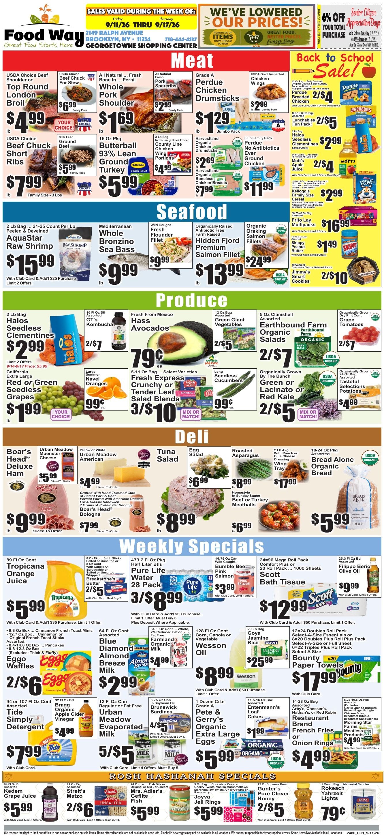 Food Way Weekly Ad September 11 - 17, 2026