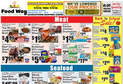 Food Way Weekly Ad September 11 - 17, 2026