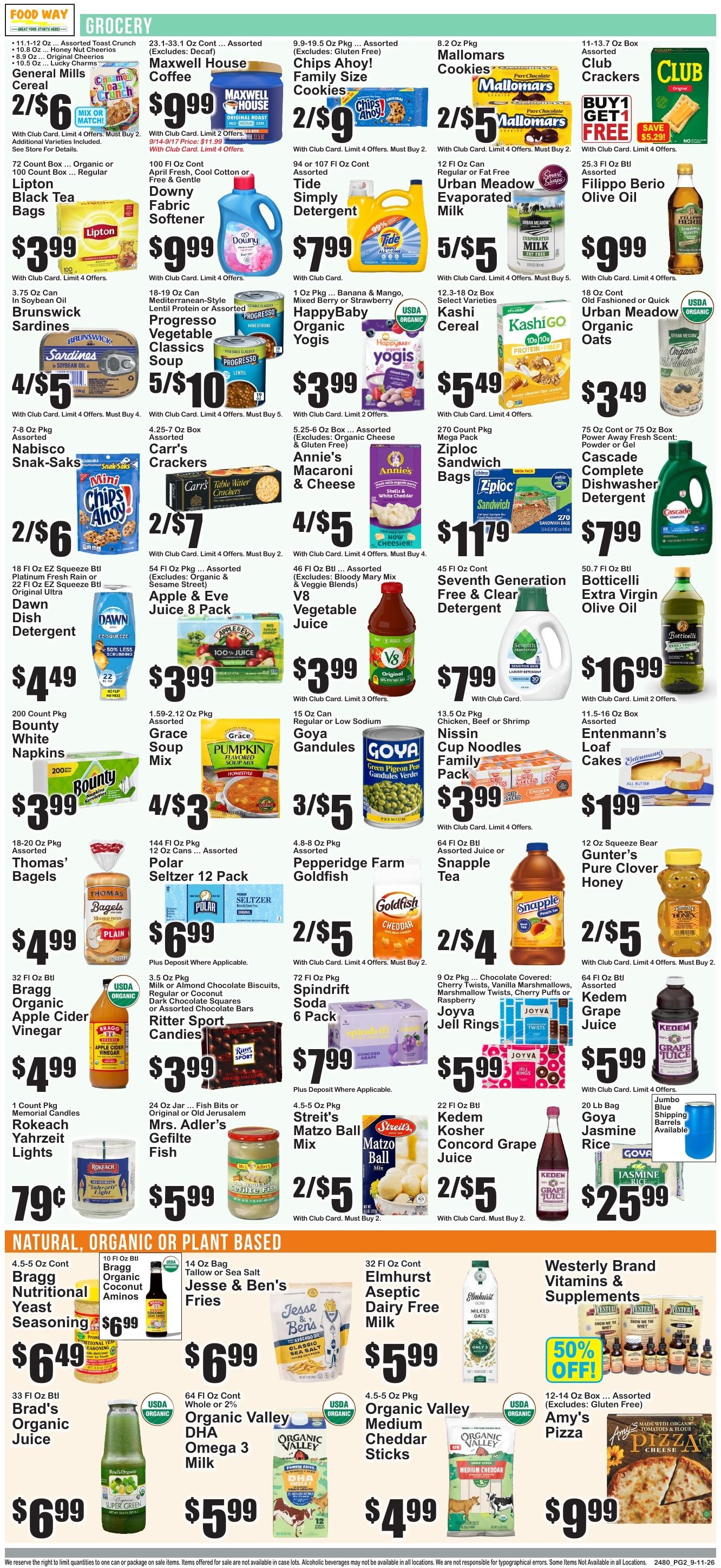 Food Way Weekly Ad September 11 - 17, 2026