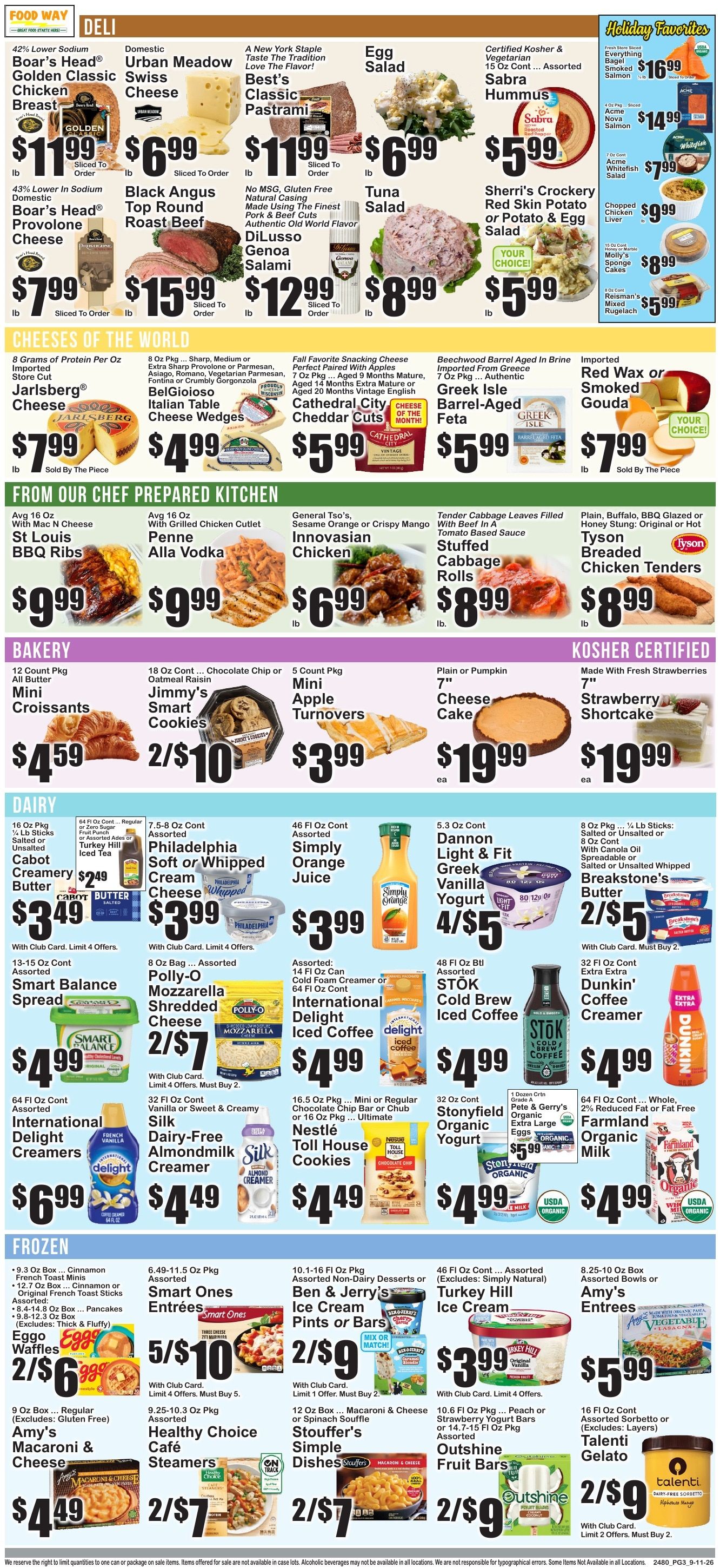 Food Way Weekly Ad September 11 - 17, 2026