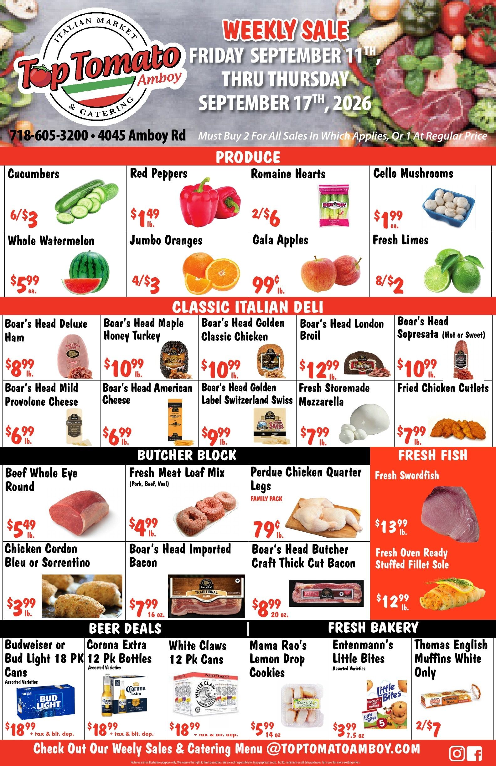 Top Tomato Amboy Weekly Ad September 11 - 17, 2026