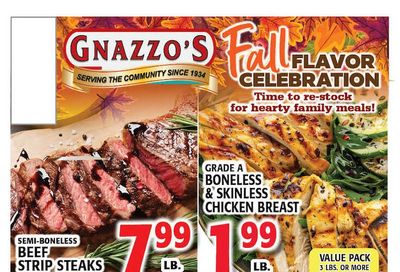 Gnazzo's Food Center Weekly Ad September 9 - 15, 2026