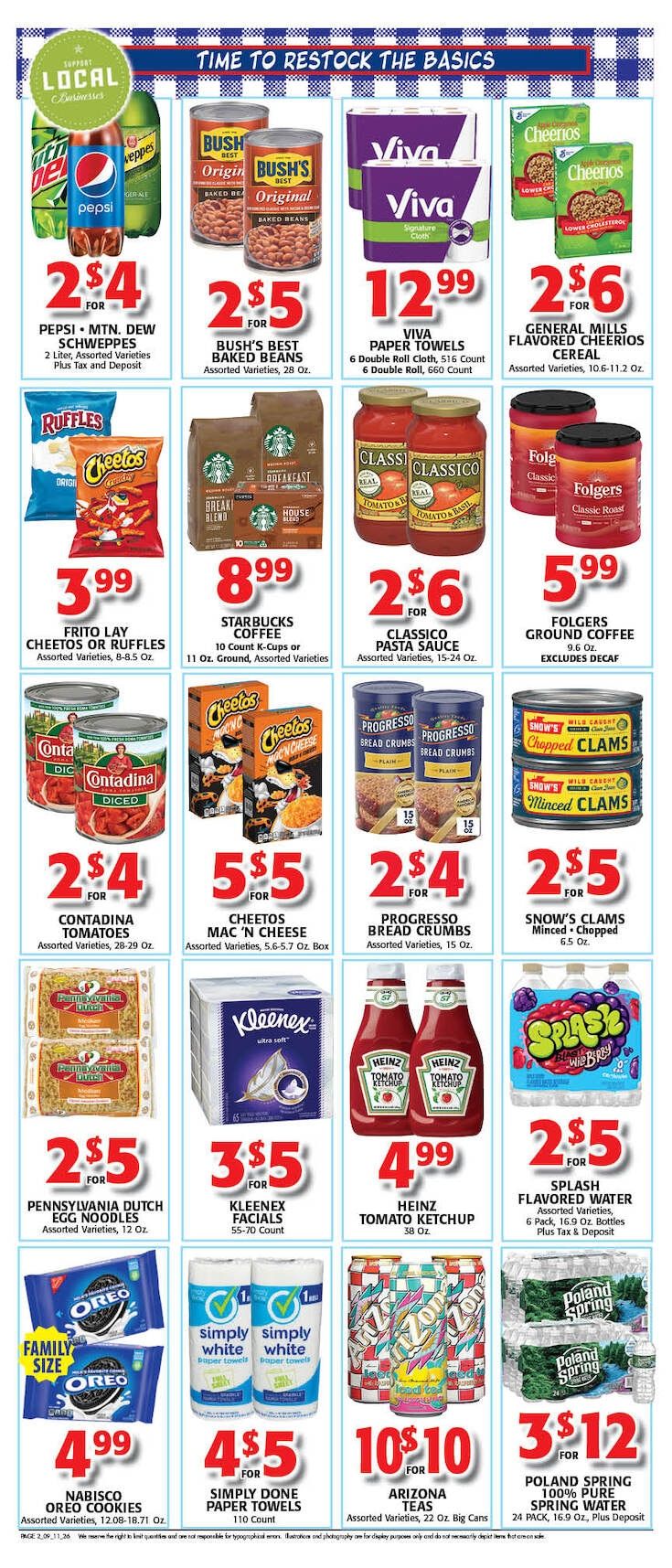 Gnazzo's Food Center Weekly Ad September 9 - 15, 2026