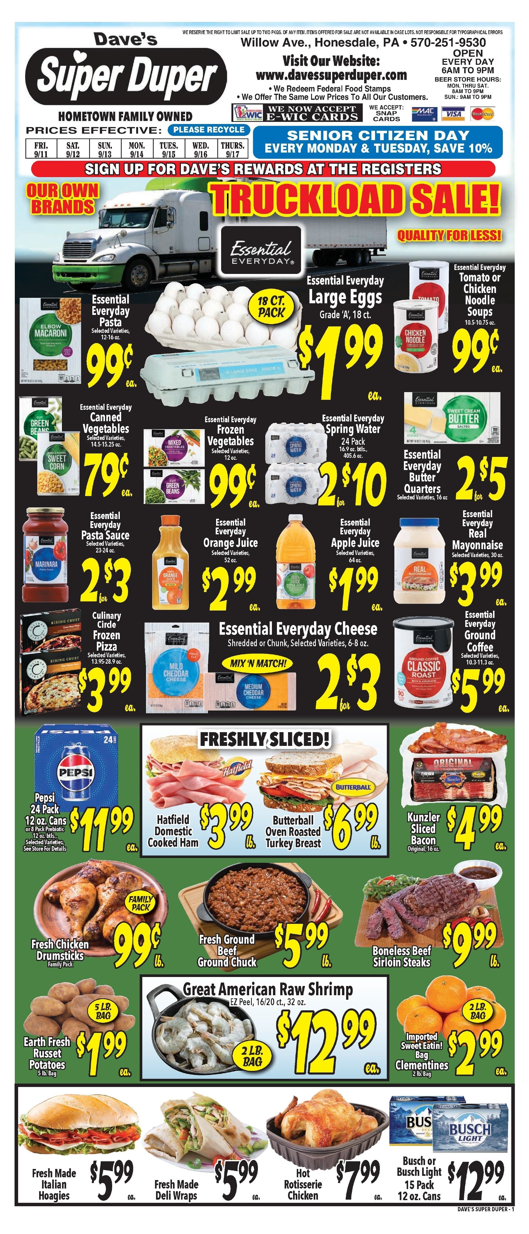 Dave's Super Duper Weekly Ad September 11 - 17, 2026