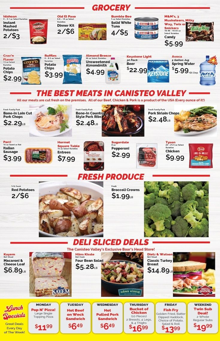 Canisteo Shurfine Weekly Ad September 11 - 17, 2026