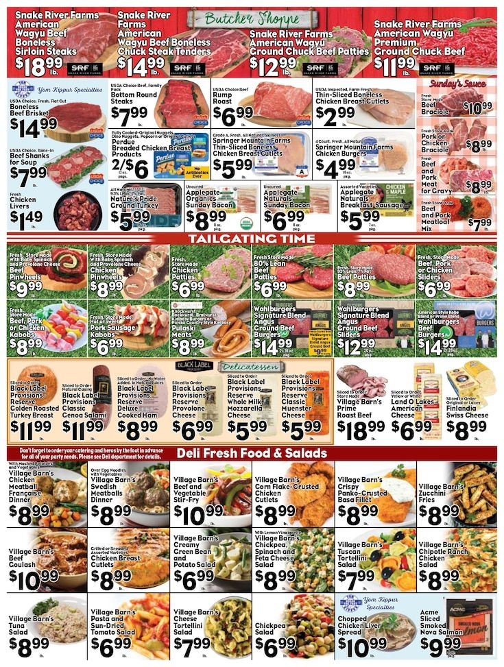 Village Barn Fresh Market Weekly Ad September 11 - 17, 2026