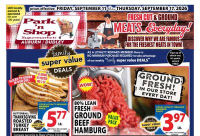 Park 'n Shop Weekly Ad September 11 - 17, 2026