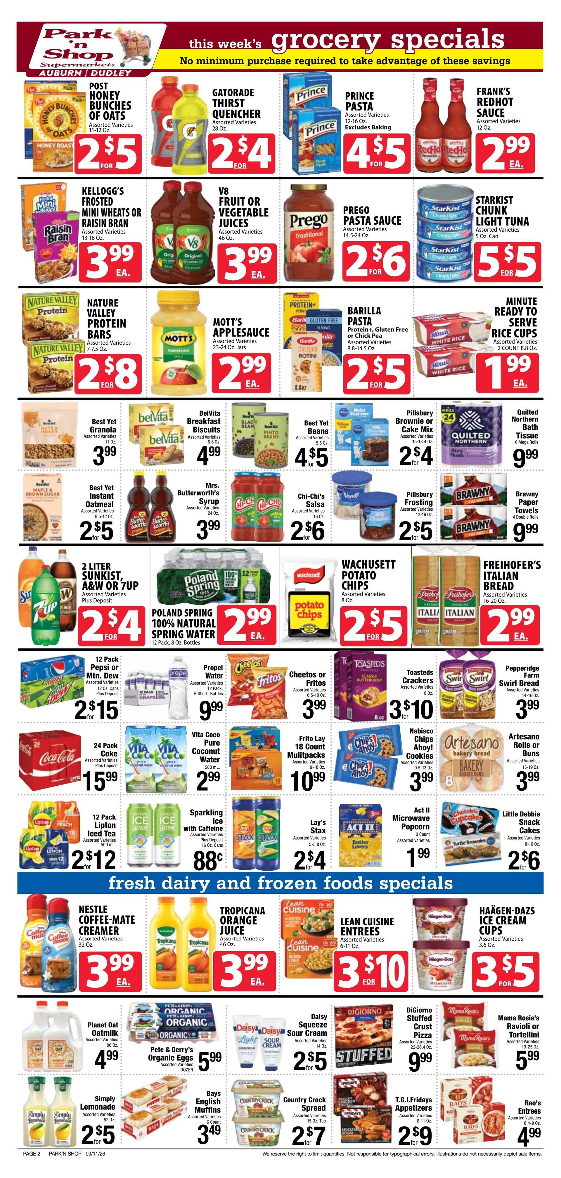 Park 'n Shop Weekly Ad September 11 - 17, 2026