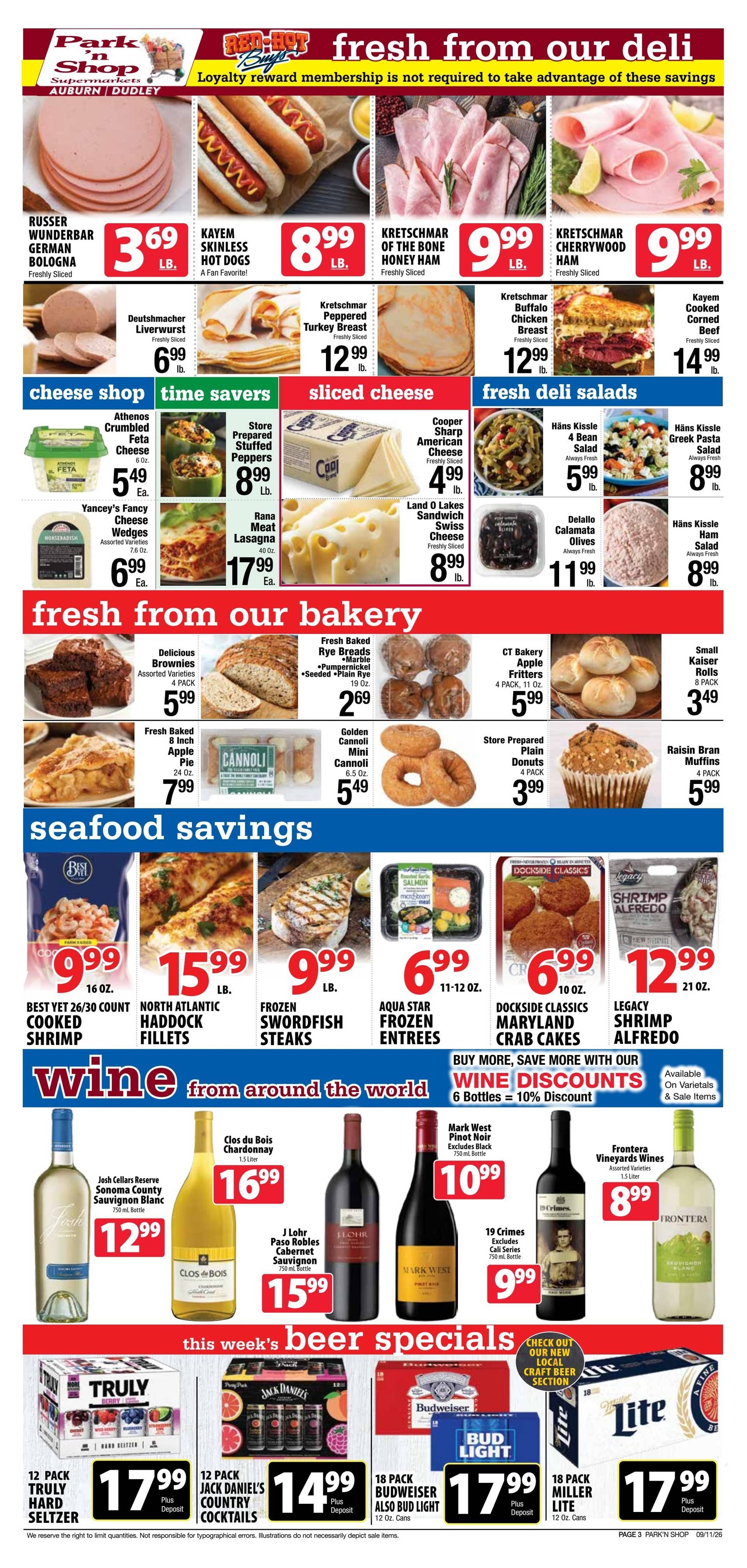 Park 'n Shop Weekly Ad September 11 - 17, 2026