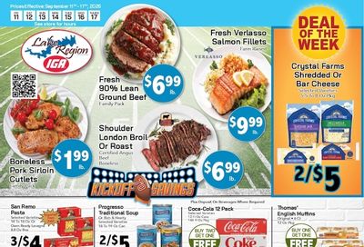 Lake Region IGA Weekly Ad September 11 - 17, 2026