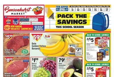 Bensonhurst Market Weekly Ad September 11 - 17, 2026