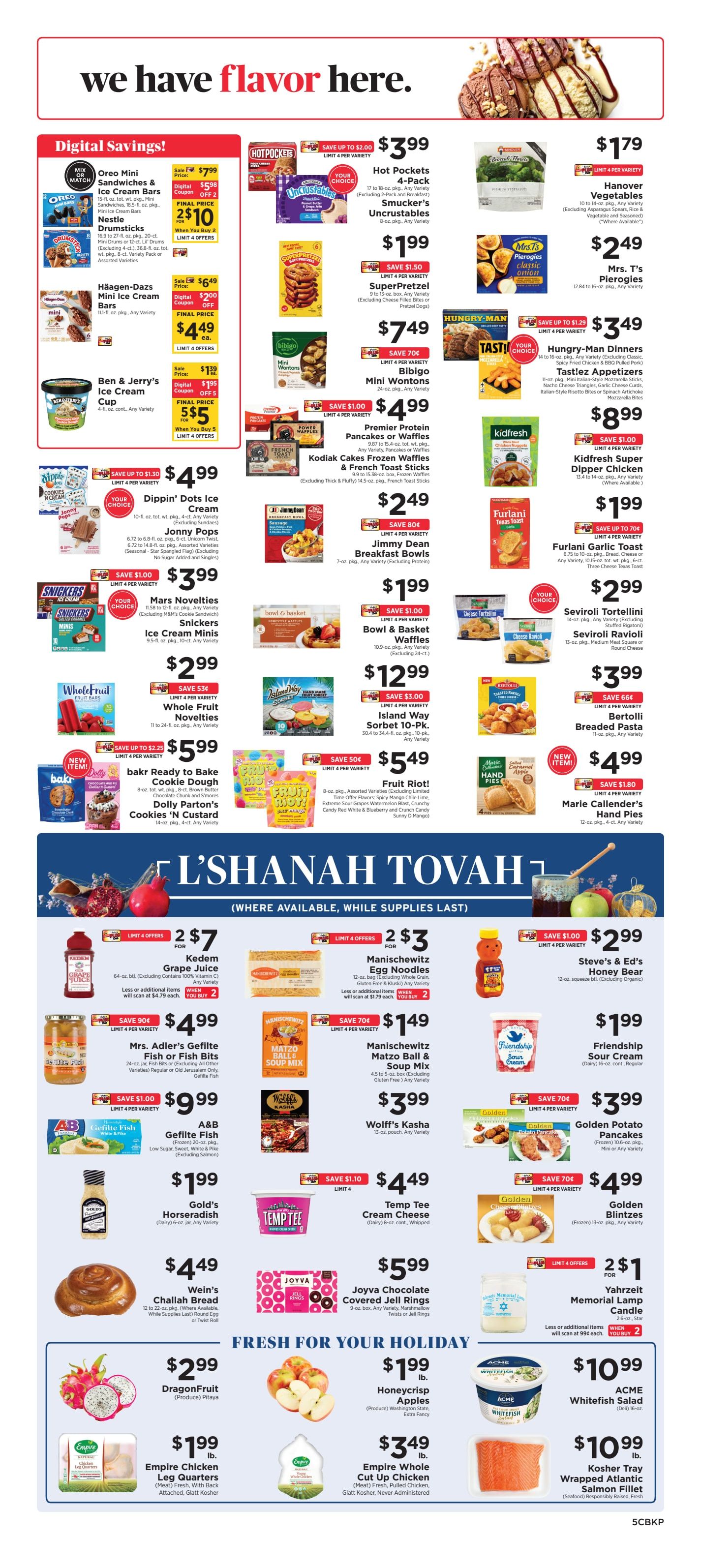 ShopRite (949 Beards Hill Rd, Aberdeen, MD) Weekly Ad September 11 - 17, 2026