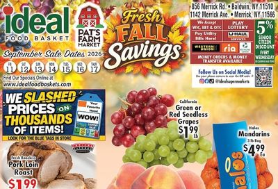 Ideal Food Basket (Baldwin, NY) Weekly Ad September 11 - 17, 2026
