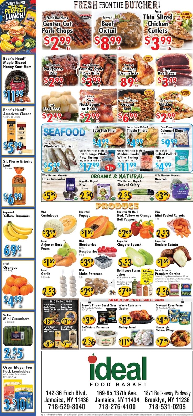 Ideal Food Basket (Brooklyn and Jamaica, NY) Weekly Ad September 11 - 17, 2026