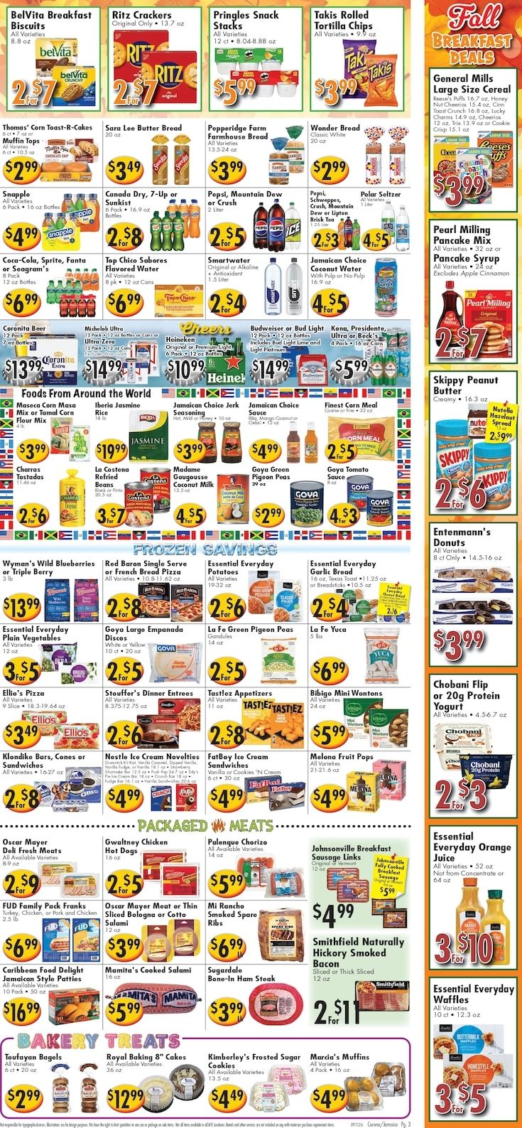 Ideal Food Basket (Corona and Jamaica, NY) Weekly Ad September 11 - 17, 2026
