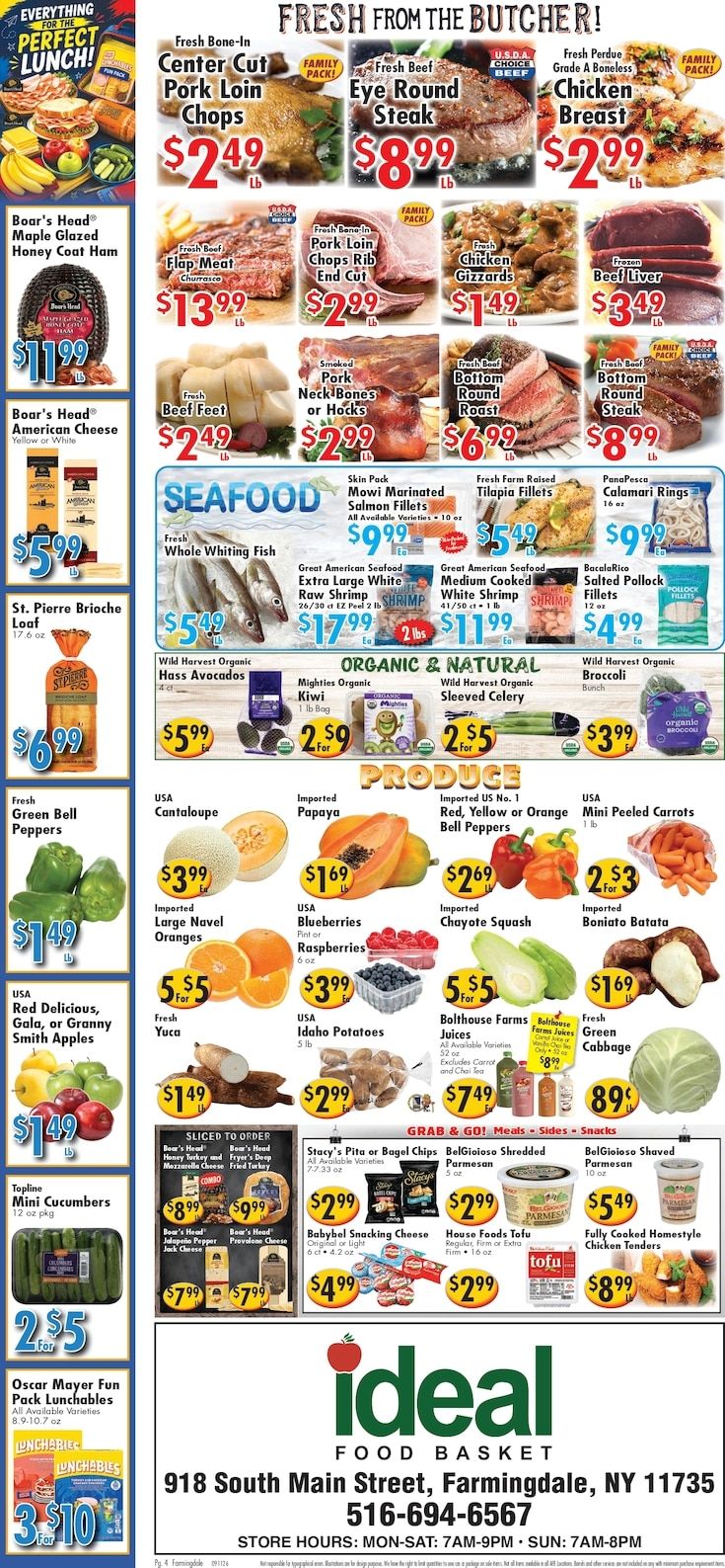 Ideal Food Basket (Farmingdale, NY) Weekly Ad September 11 - 17, 2026