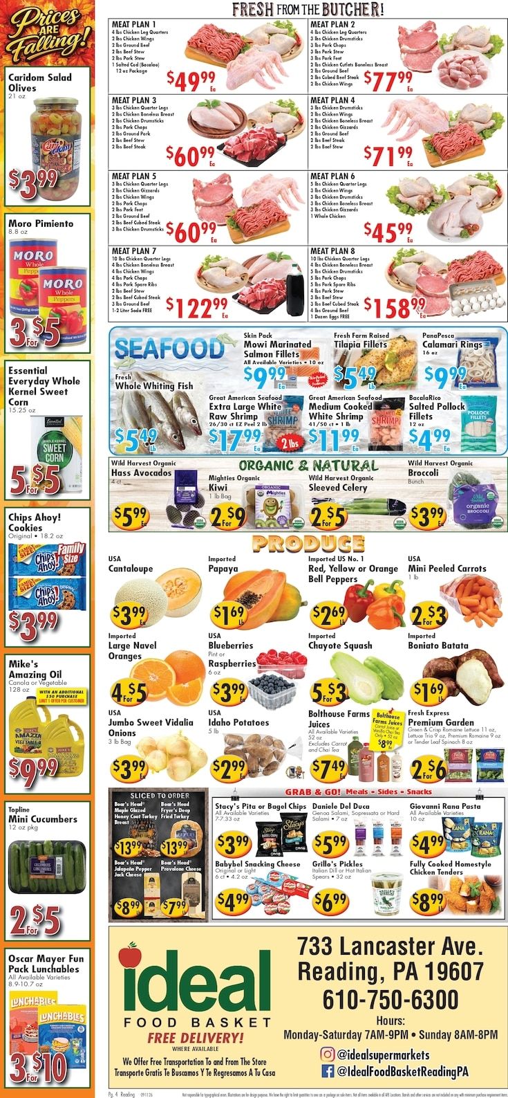 Ideal Food Basket (Reading, PA) Weekly Ad September 18 - 24, 2026