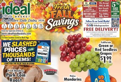 Ideal Food Basket (New Jersey, New York) Weekly Ad September 11 - 17, 2026
