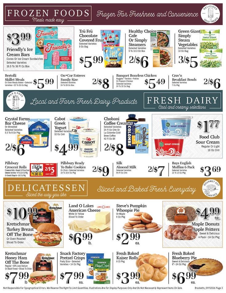 Brackett's Market Weekly Ad September 11 - 17, 2026