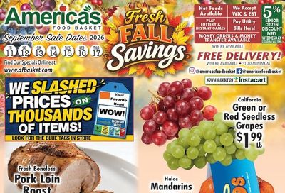 America's Food Basket (Massachusetts) Weekly Ad September 11 - 17, 2026